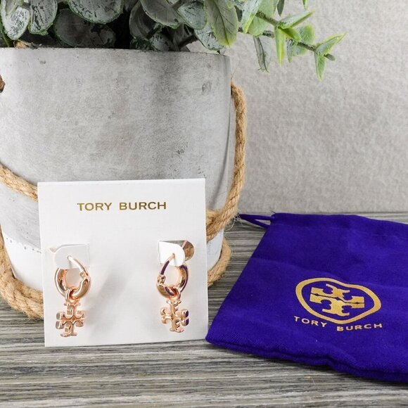 Tory Burch Rose Gold Earrings - Picture 2 of 12